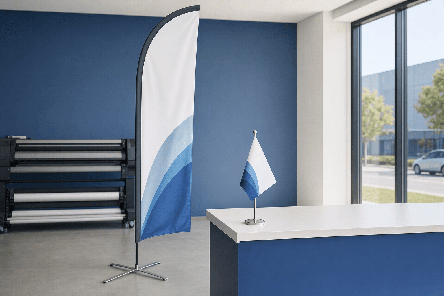 Zaszlo tipusok - beach flag arboc es asztali zaszlo - Infinity Graphics