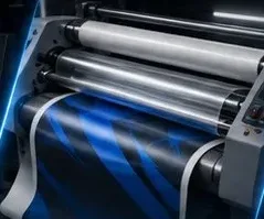 Autófólia laminálása védőréteggel a laminálógépen