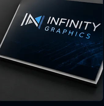 Kész cégtábla dibond anyagra kasírozva — Infinity Graphics