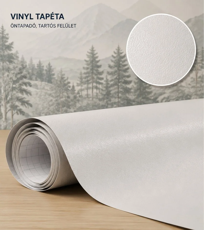 Öntapadós falmatrica — matt felületű, tartós prémium vinyl fólia